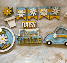 Load image into Gallery viewer, Hello Sunshine / Flowers DIY Wood Paint Kit S0704