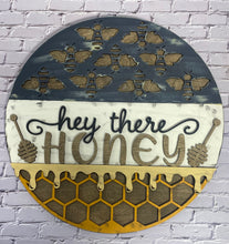 Load image into Gallery viewer, Hey There Honey Bee Round S0631
