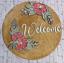Load image into Gallery viewer, Layered Floral Round S0698
