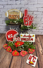 Load image into Gallery viewer, Kansas City Chiefs Tray Sitters 	S0619
