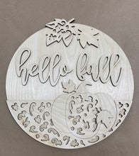 Load image into Gallery viewer, 10&quot;, 18&quot;, 24&quot; Hello Fall Leopard Round S0331
